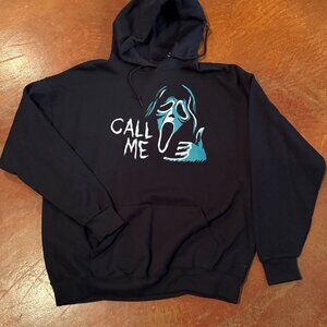Scream Ghost Face Lives Black Hoodie Unisex Size XL